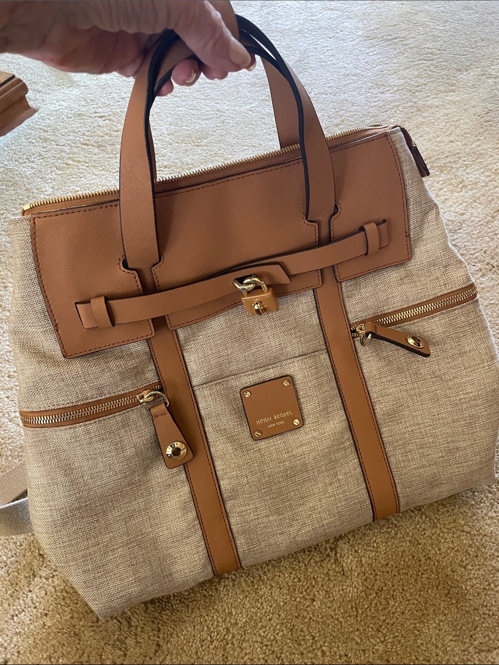 HENRI BENDEL JET SETTER TRAVEL BAG LIKE NEW! - Picture 12 of 15